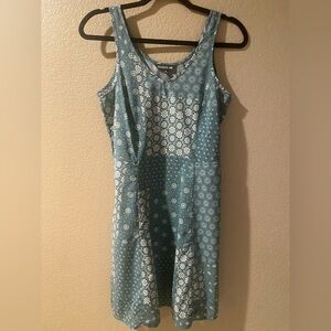 Toad&Co Blue Embellished Sleeveless Sundress